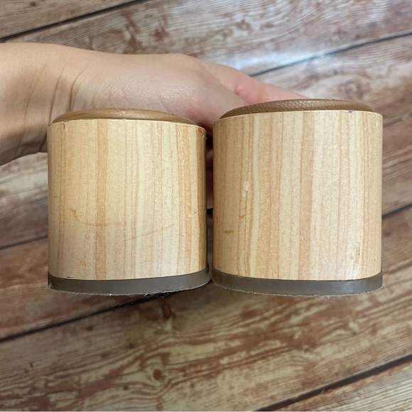 Franco Sarto Neo 3 Mule Slide Citron Woven Leather Size 9.5 tan/ brown - Picture 5 of 15